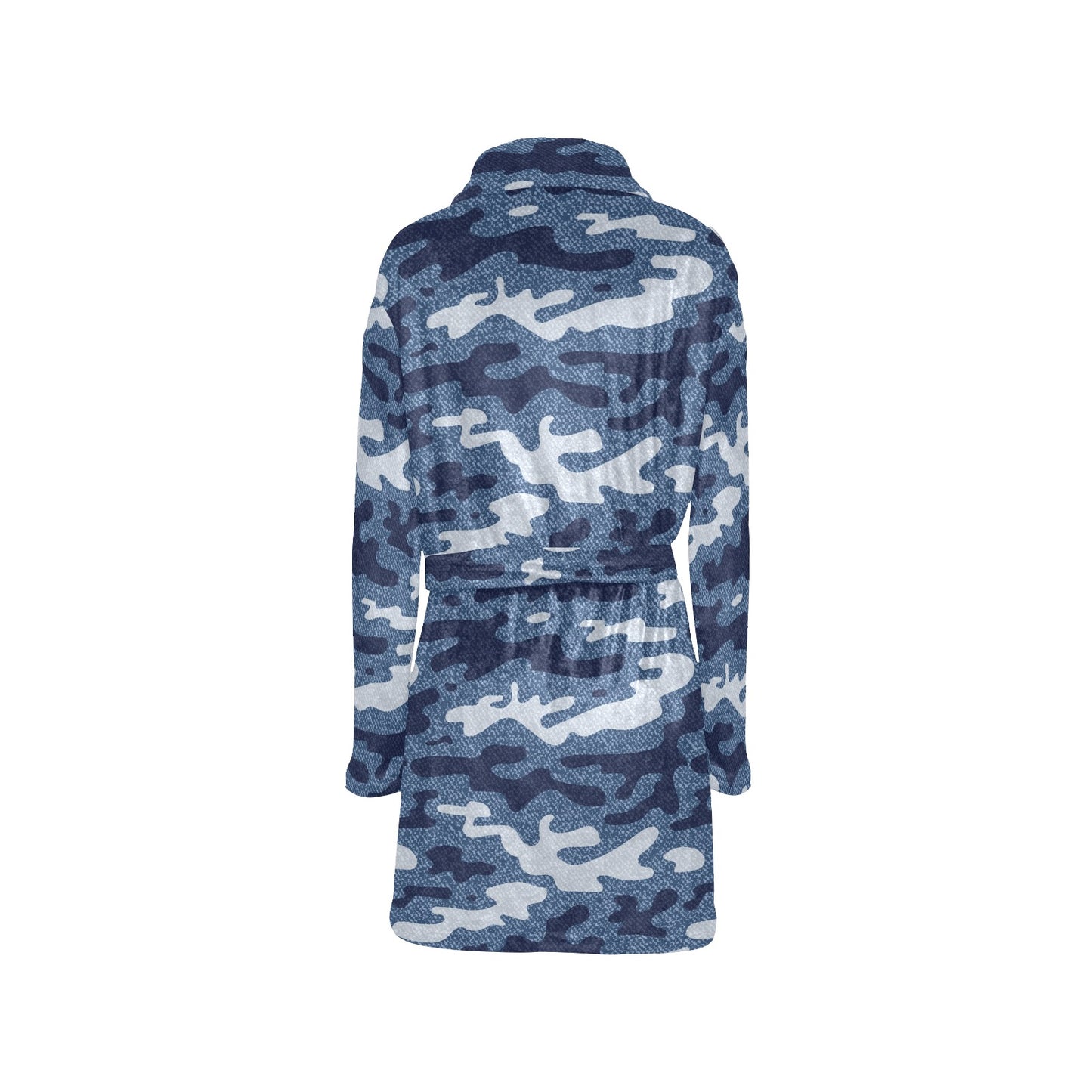 Jean Camouflage Pattern Print Design 05 Women's Fleece Robe