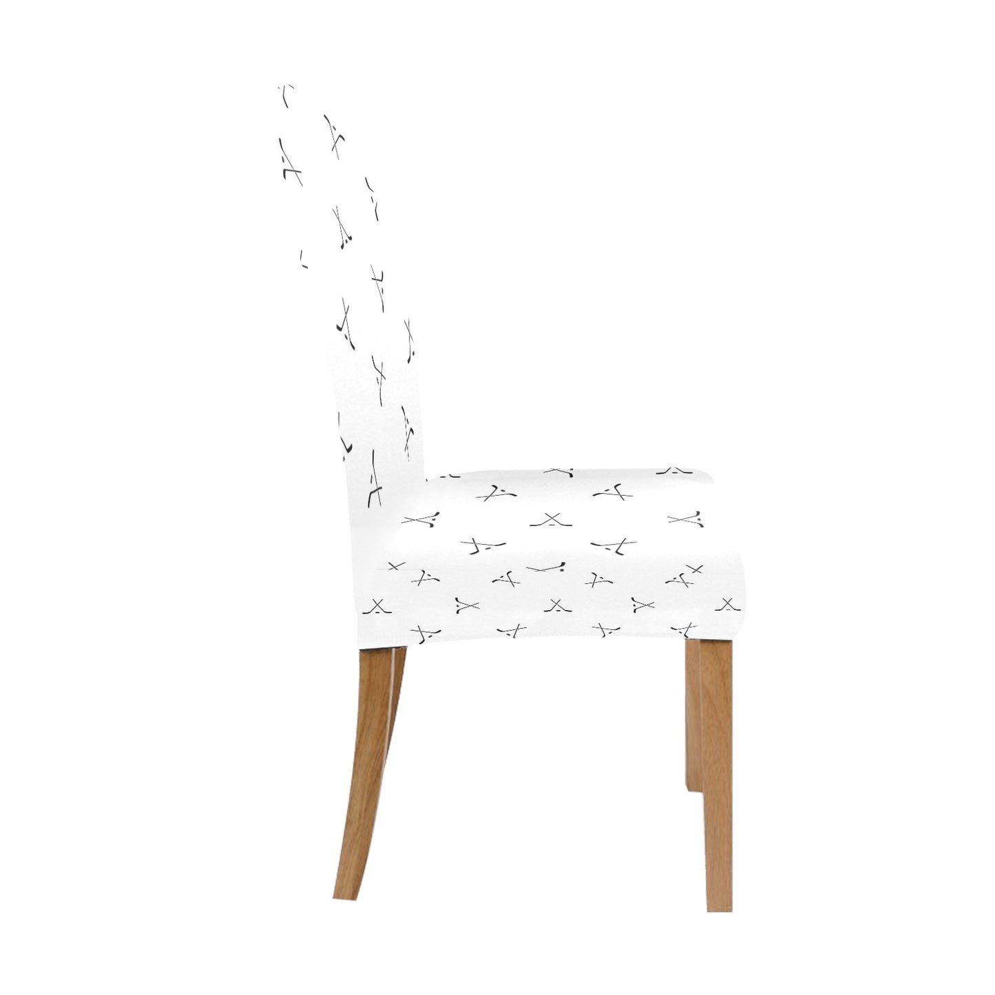 Hockey Print Design LKS304 Dining Chair Slipcover