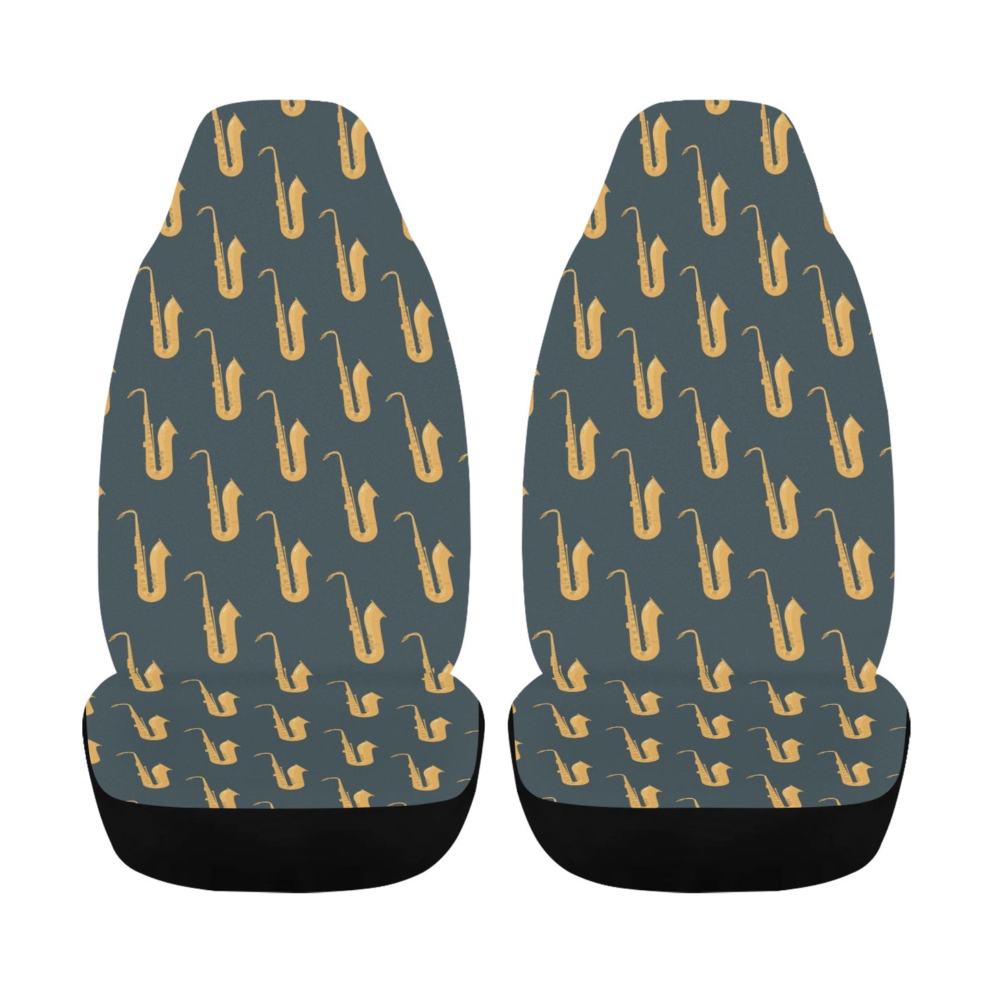 Saxophone Print Design LKS401 Car Seat Covers
