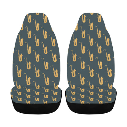 Saxophone Print Design LKS401 Car Seat Covers