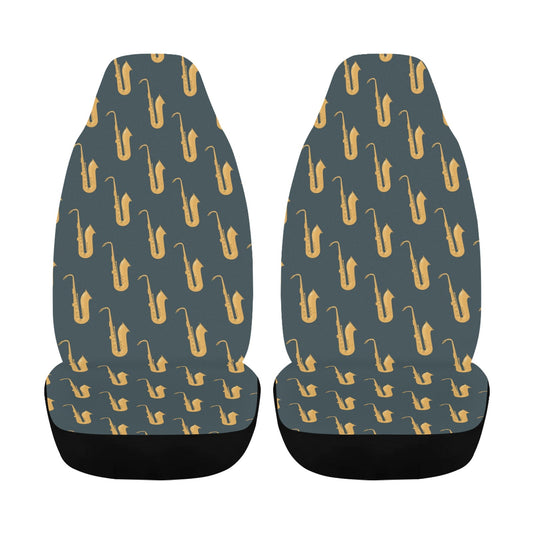 Saxophone Print Design LKS401 Car Seat Covers