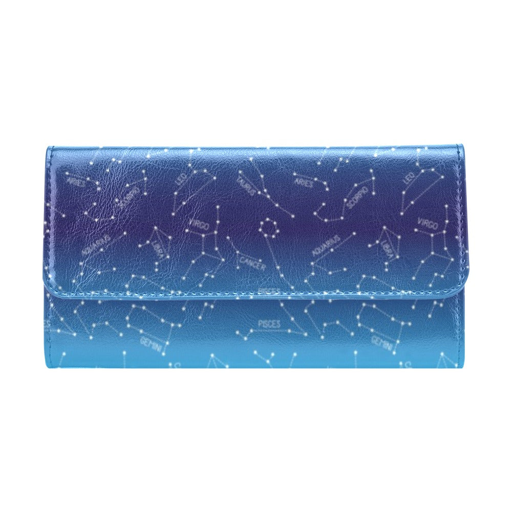 Virgo Print Design LKS302 Women's Trifold Wallet