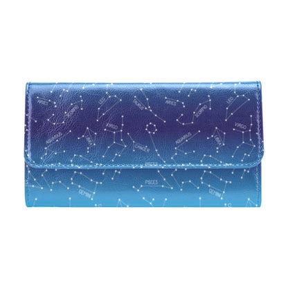 Virgo Print Design LKS302 Women's Trifold Wallet