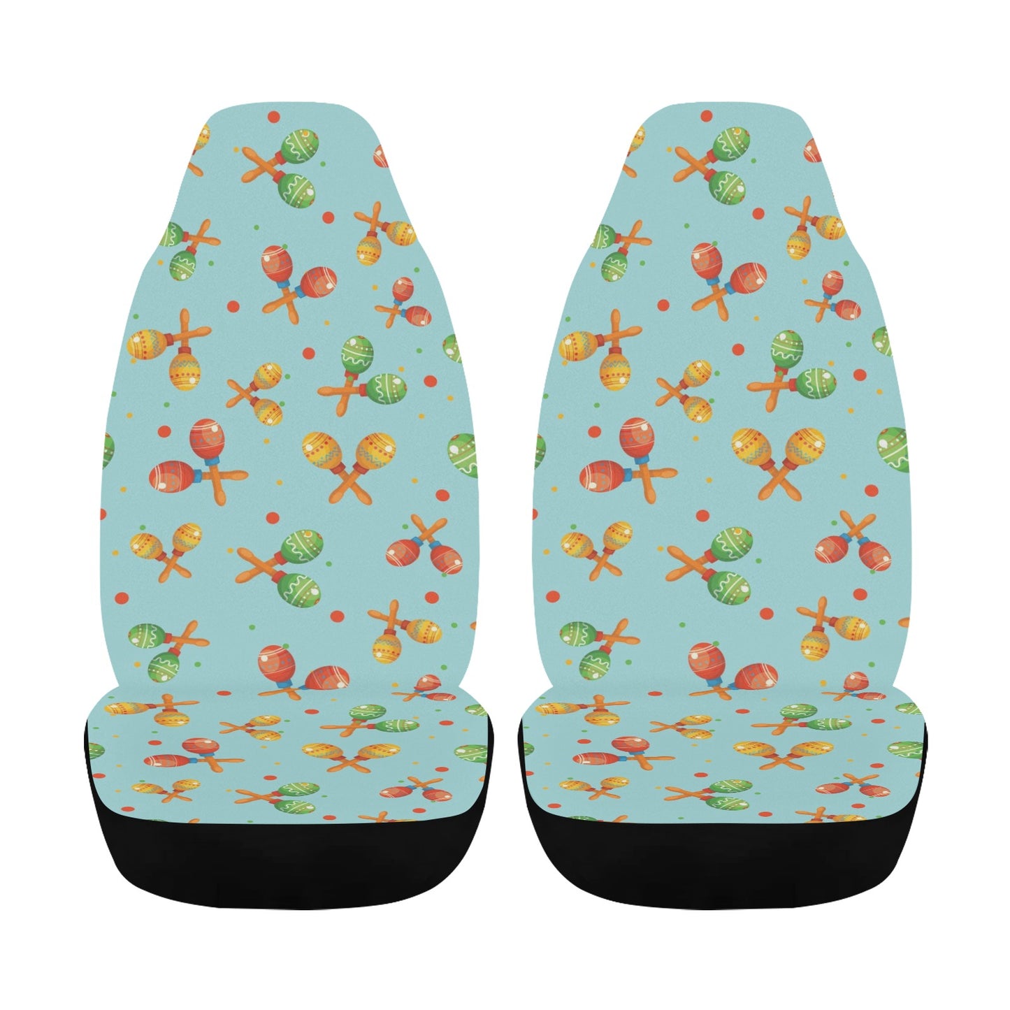 Maracas Print Design LKS402 Car Seat Covers