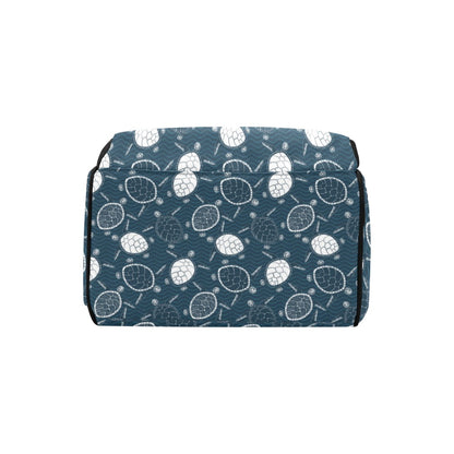 Sea Turtle Print Design LKS3015 Diaper Bag Backpack