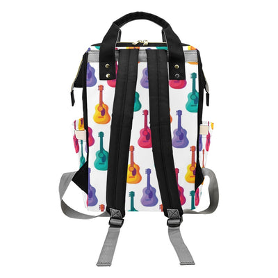 Acoustic Guitar Print Design LKS406 Diaper Bag Backpack