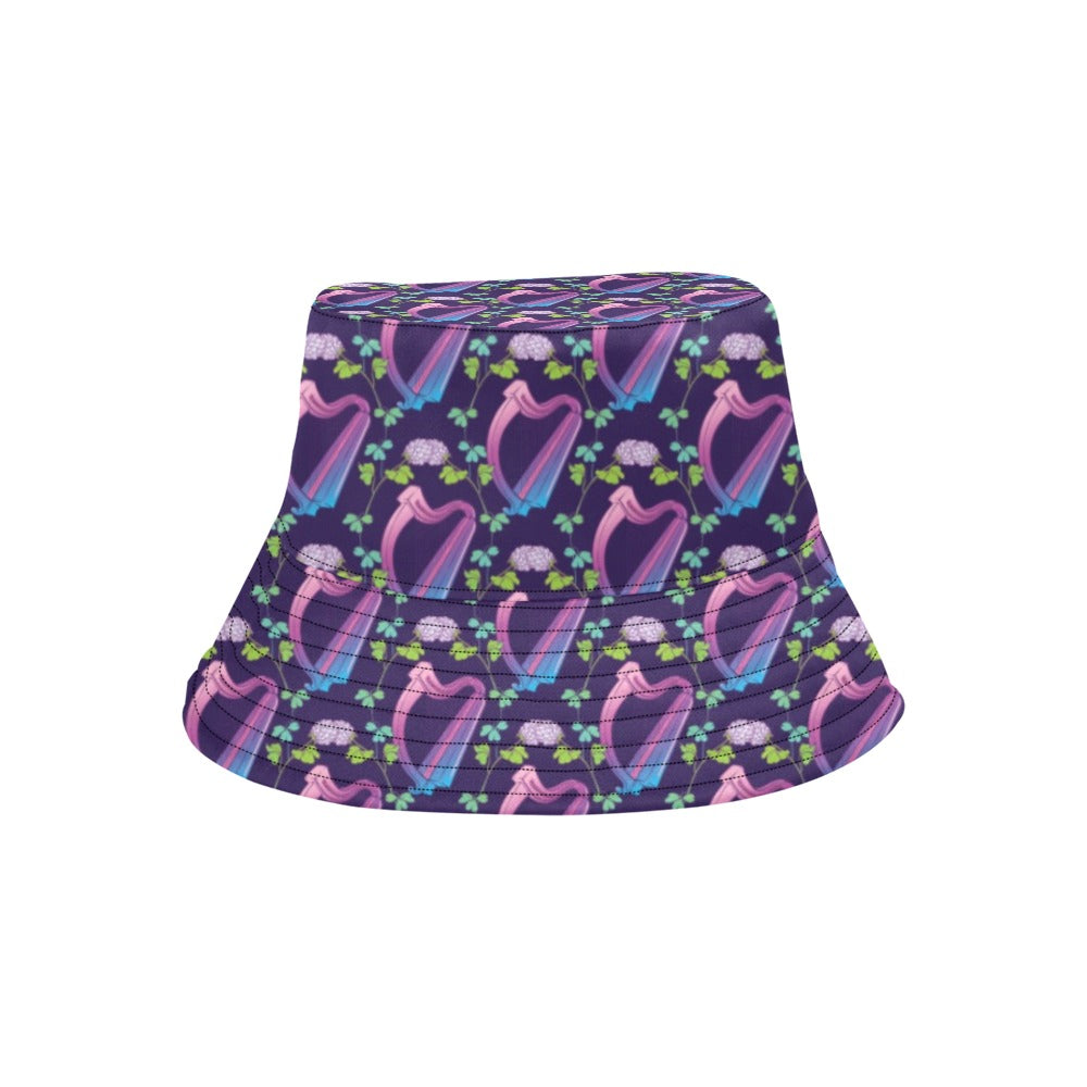 Harp Print Design LKS403 Unisex Bucket Hat