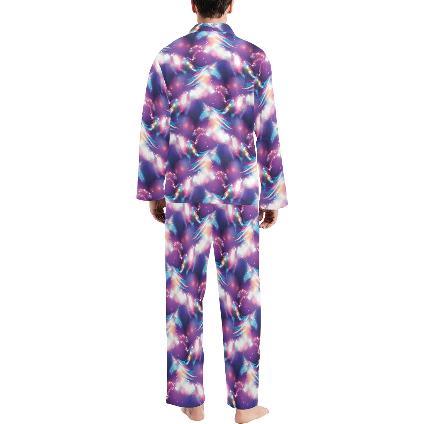 Unicorn Dream Men's Long Pajama Set