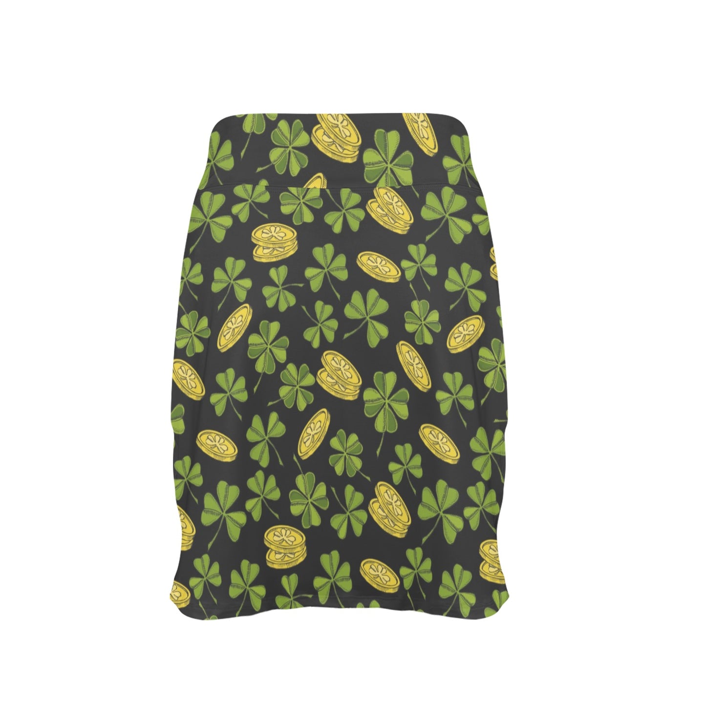 St Patricks Day Print Design LKS305 17" Golf & Pickleball Skort with Pockets