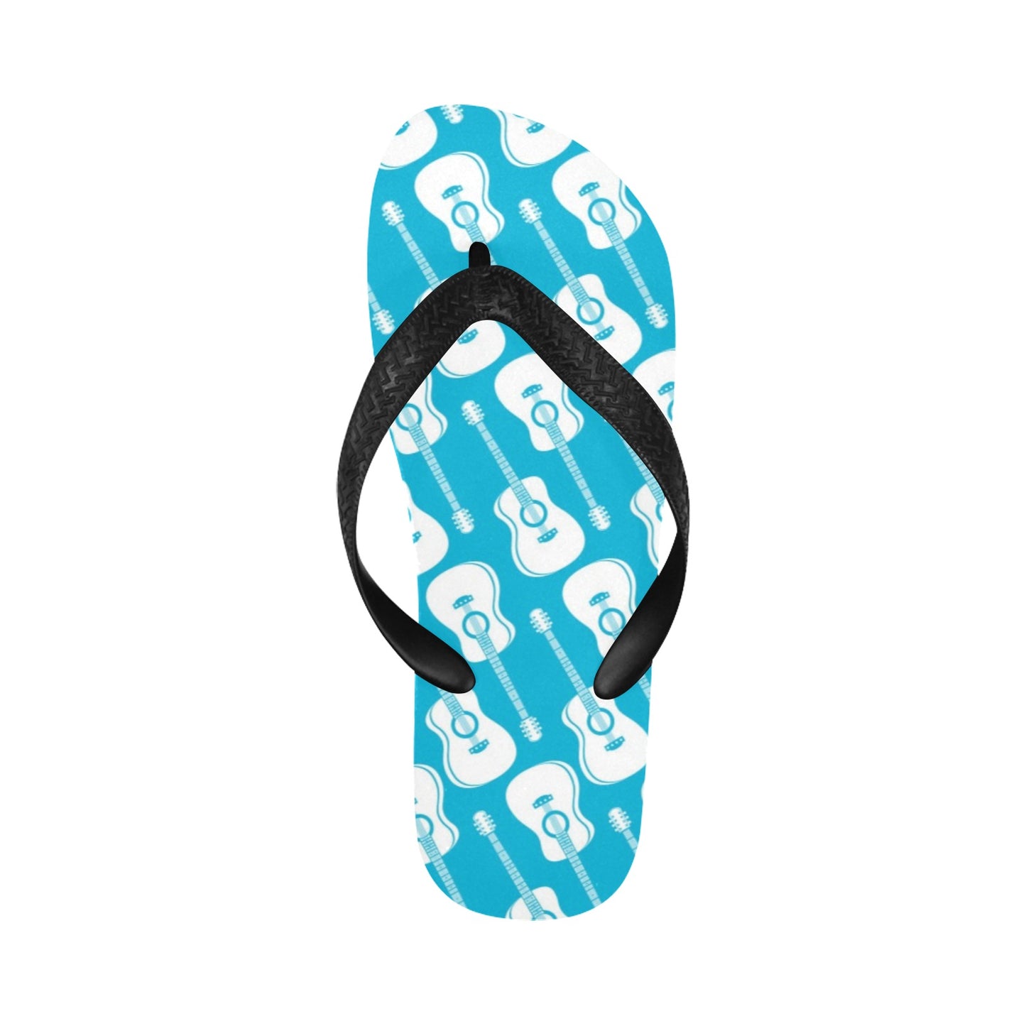 Acoustic Guitar Print Design LKS404 Flip Flops