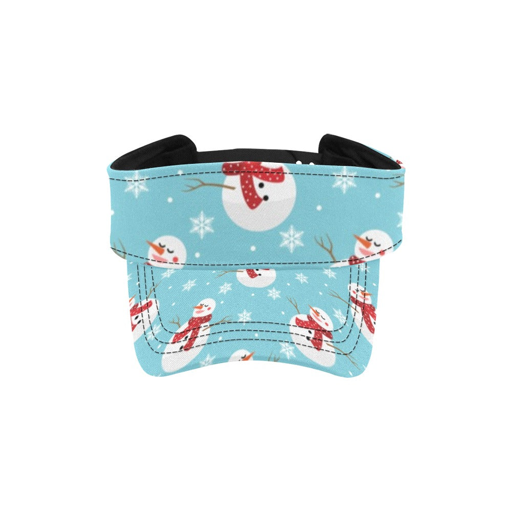 Snowman Print Design LKS304 Unisex Sun Visor