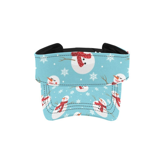 Snowman Print Design LKS304 Unisex Sun Visor