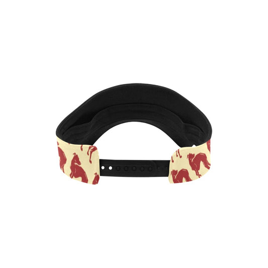 Whippets Print Design LKS301 Unisex Sun Visor