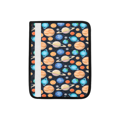 Planet Colorful Print Design LKS301 Car Seat Belt Cover