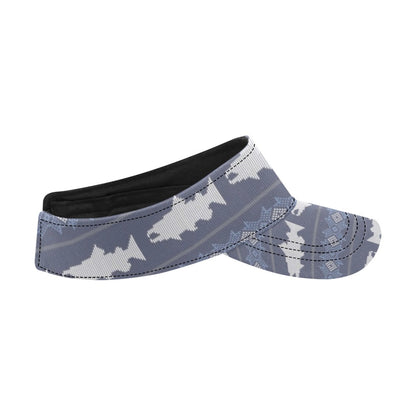 Salmon Fish Knit Style Print Design LKS304 Unisex Sun Visor
