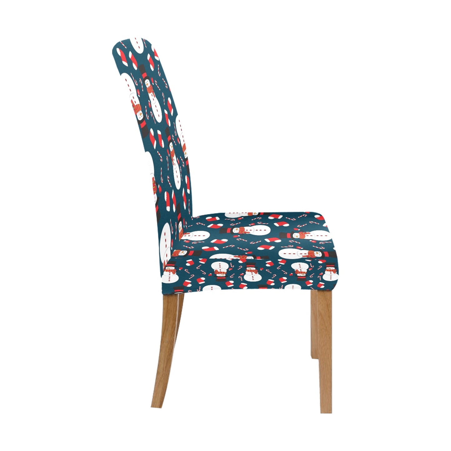 Snowman Print Design LKS301 Dining Chair Slipcover