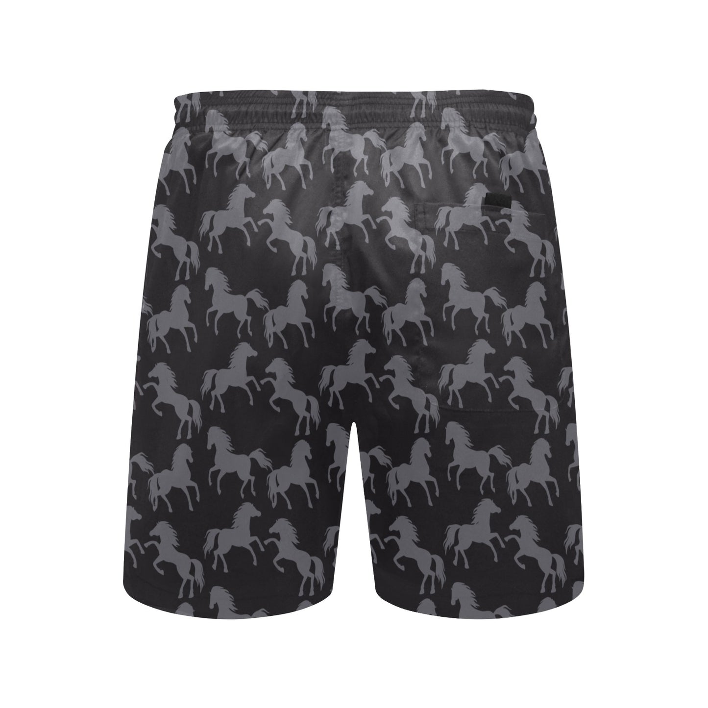Horse Print Design LKS305 Men's Swim Trunks Beach Shorts