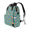 Salmon Steak With Lemon Print Design LKS308 Diaper Bag Backpack