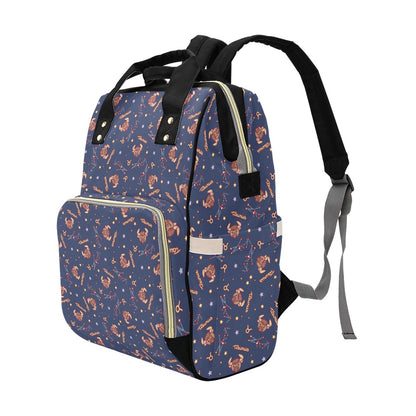 Taurus Print Design LKS304 Diaper Bag Backpack