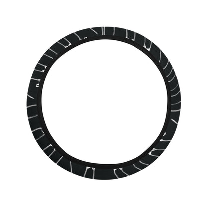 Safety Pin Print Design LKS302 Steering Wheel Cover with Elastic Edge
