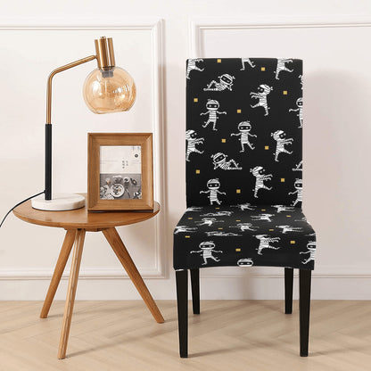 Mummy Cute Print Design LKS301 Dining Chair Slipcover