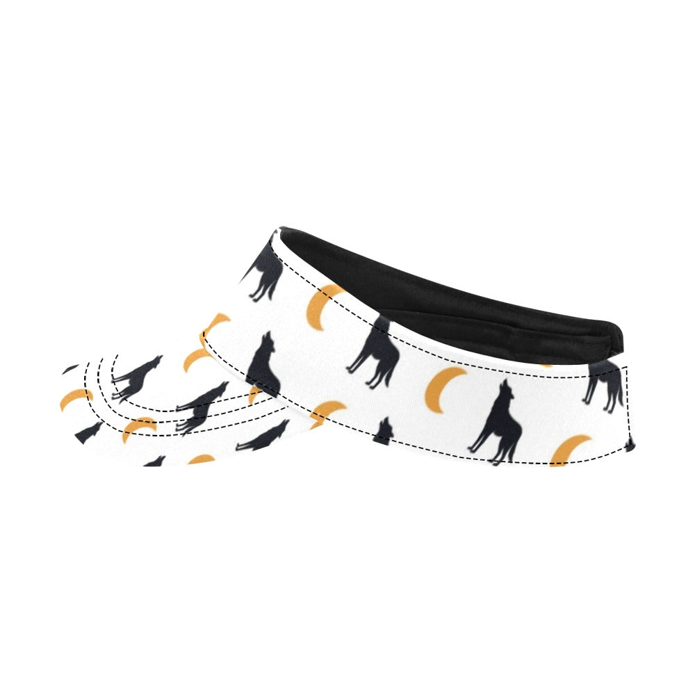 Wolf Moon Print Design LKS302 Unisex Sun Visor