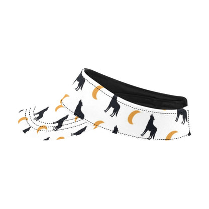Wolf Moon Print Design LKS302 Unisex Sun Visor