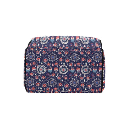 Suzani Print Design LKS305 Diaper Bag Backpack