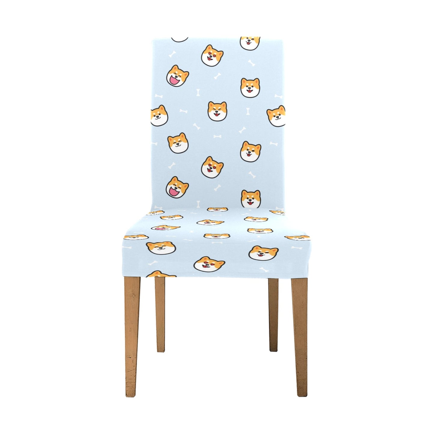 Shiba Inu Print Design LKS3012 Dining Chair Slipcover