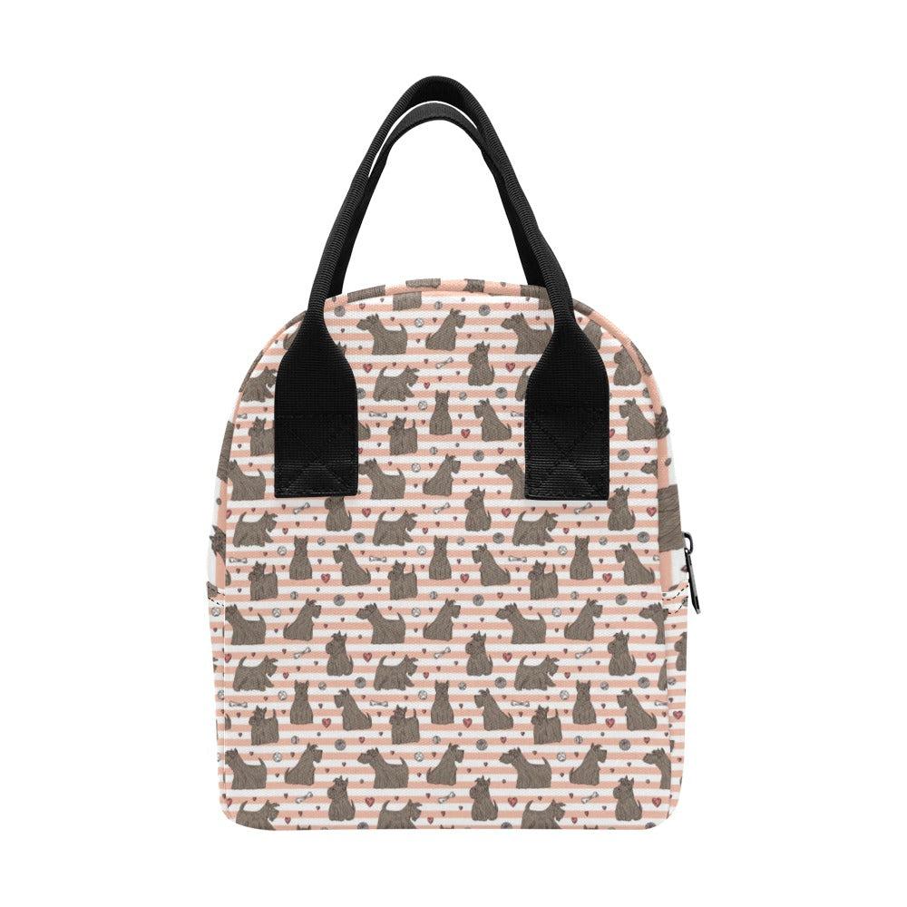 Scottish Terriers Print Design LKS3016 Insulated Lunch Bag