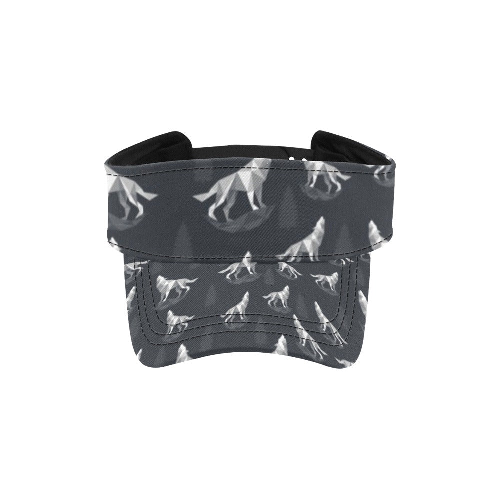 Wolf Print Design LKS303 Unisex Sun Visor