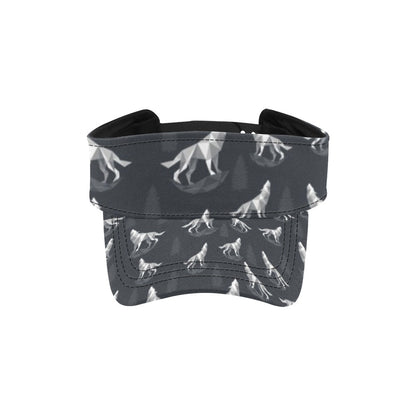 Wolf Print Design LKS303 Unisex Sun Visor