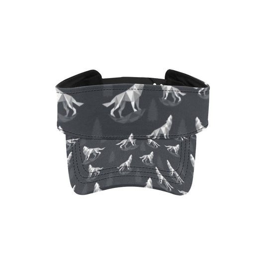 Wolf Print Design LKS303 Unisex Sun Visor