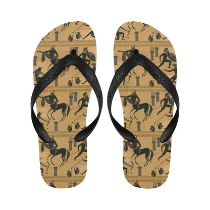 Ancient Greek Statue Print Design LKS304 Flip Flops