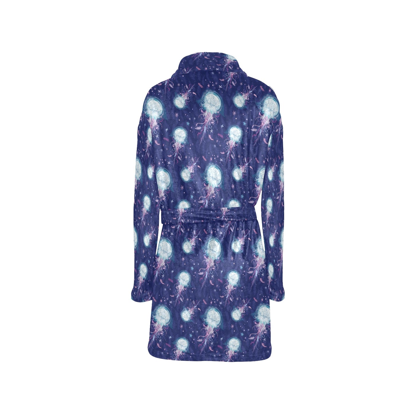 Jellyfish Cute Design Women's Fleece Robe