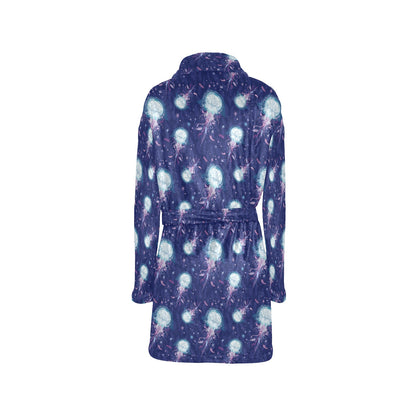 Jellyfish Cute Design Women's Fleece Robe