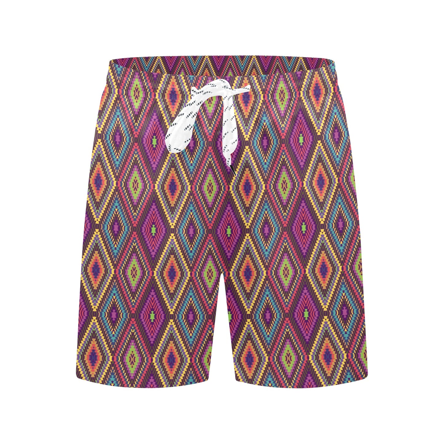 Southwestern Print Men's Swim Trunks Beach Shorts
