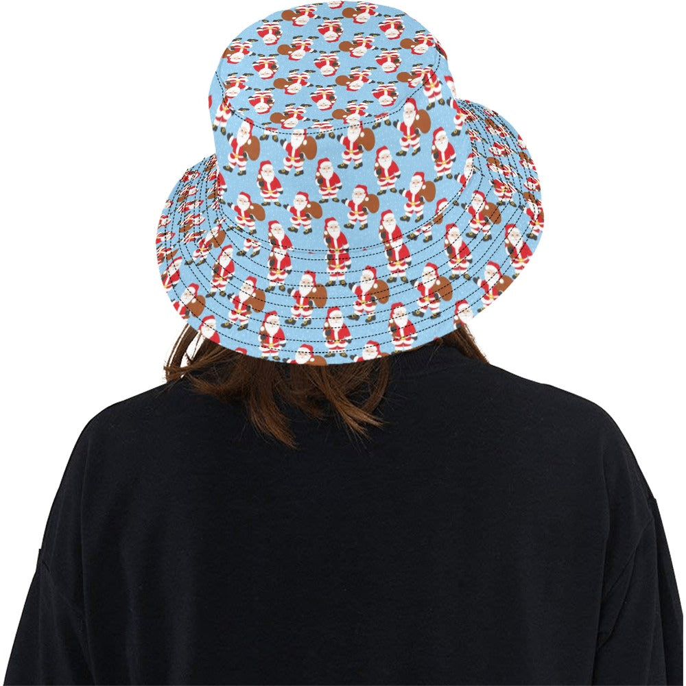 Santa Christmas Themed Print Design LKS305 Unisex Bucket Hat