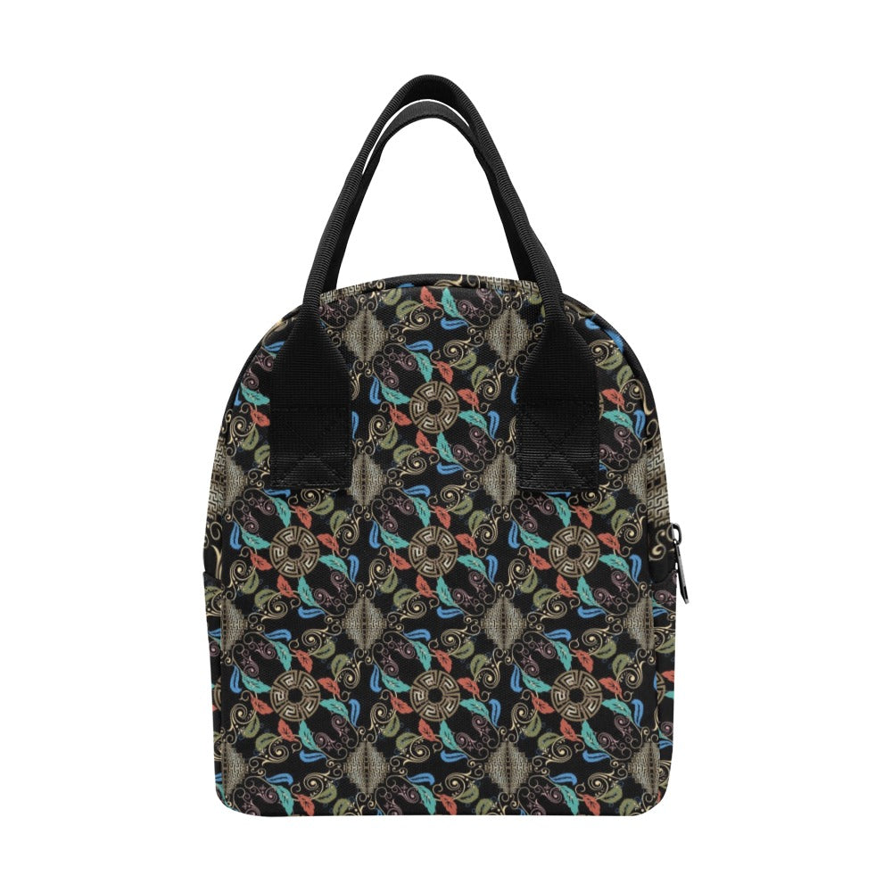 Ancient Greek Print Design LKS308 Insulated Lunch Bag