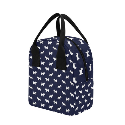 Scottish Terriers Print Design LKS3019 Insulated Lunch Bag