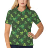 Irish Pattern Print Design 03 Women's Polo Shirt