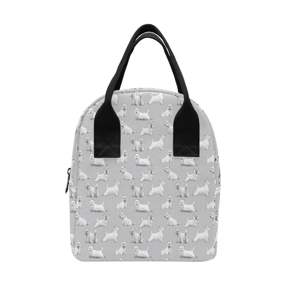 Scottish Terriers Print Design LKS3011 Insulated Lunch Bag