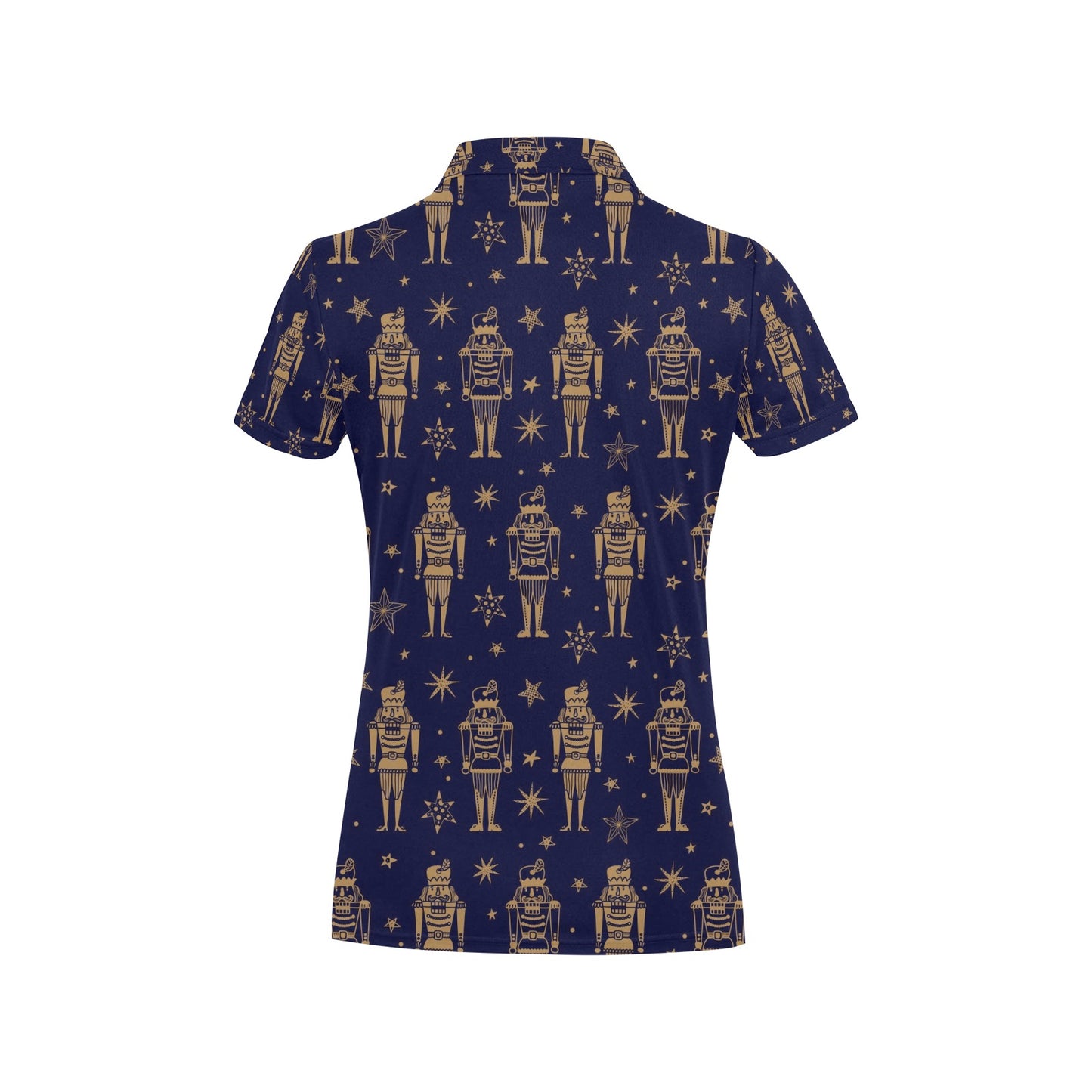 Nutcracker Pattern Print Design A05 Women's Polo Shirt