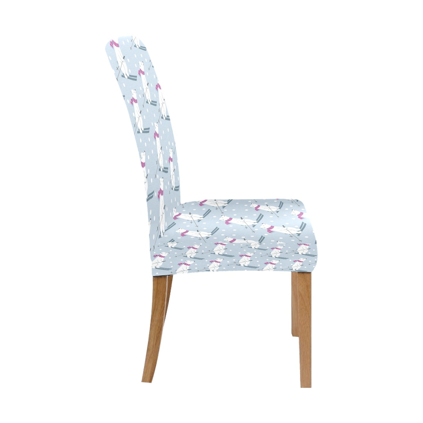Ski Print Design LKS307 Dining Chair Slipcover