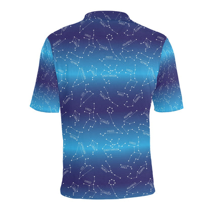 Virgo Print Design LKS302 Men Polo Shirt