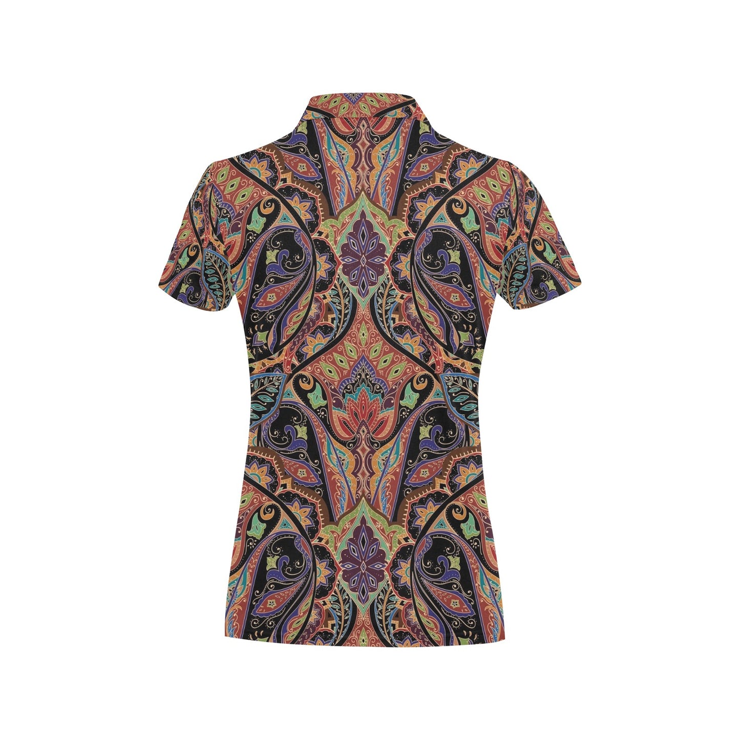 Bohemian Pattern Print Design 06 Women's Polo Shirt