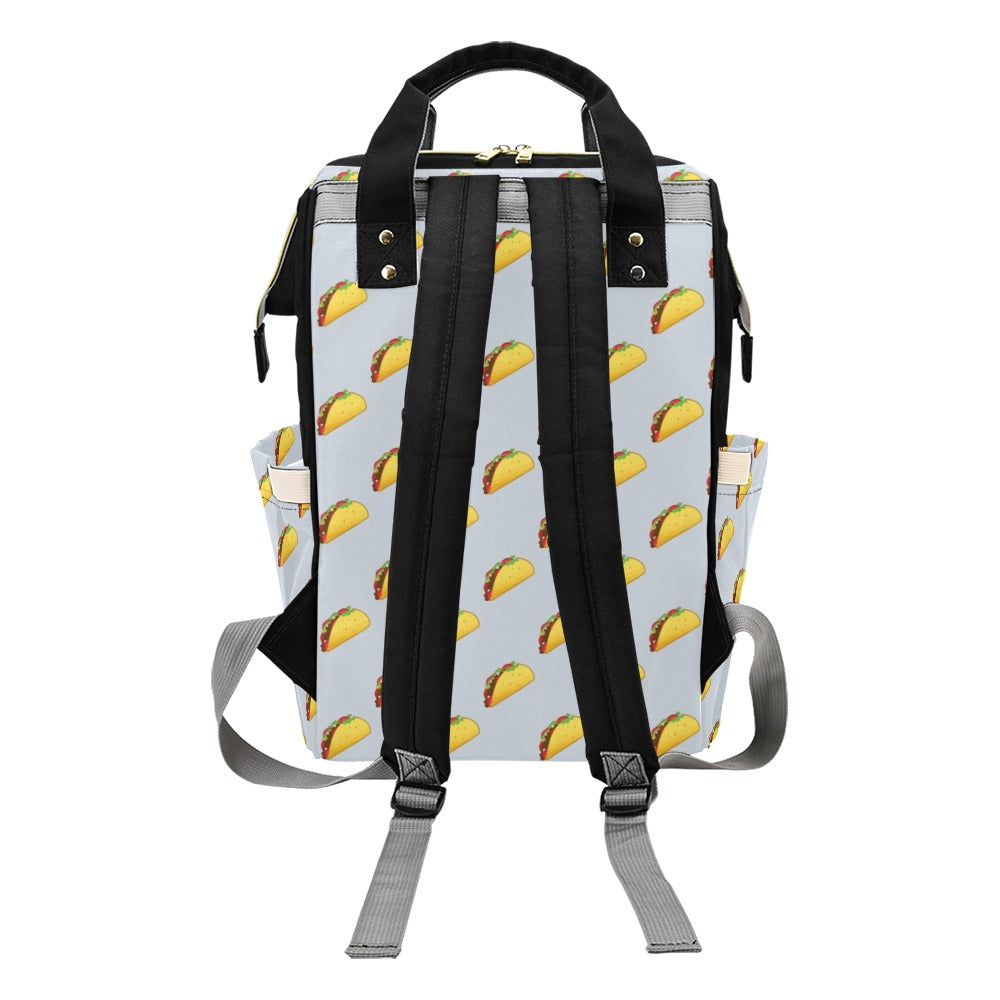 Taco Print Design LKS304 Diaper Bag Backpack
