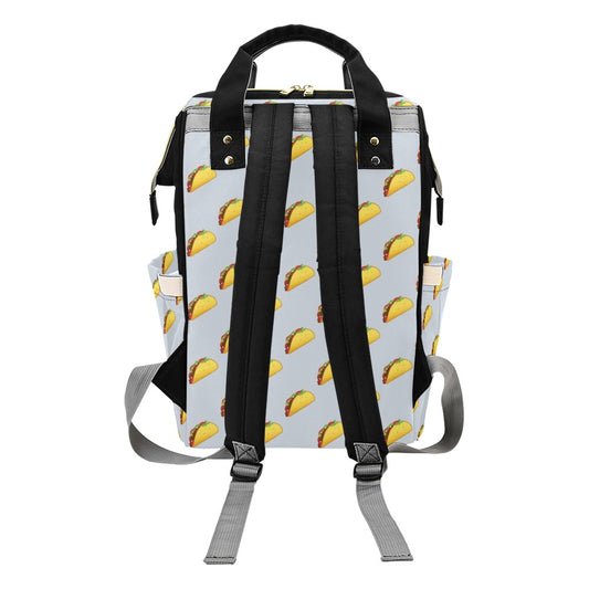 Taco Print Design LKS304 Diaper Bag Backpack