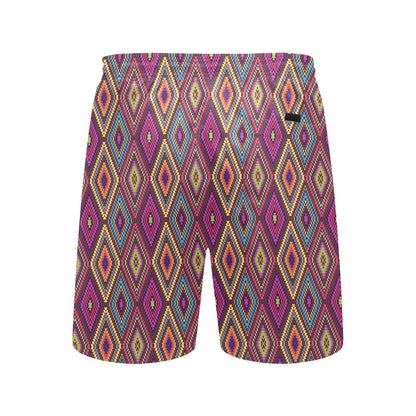 Southwestern Print Men's Swim Trunks Beach Shorts