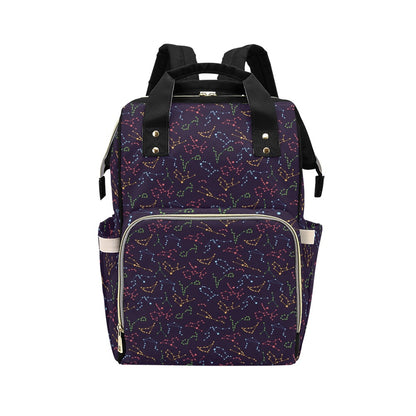 Zodiac Print Design LKS301 Diaper Bag Backpack